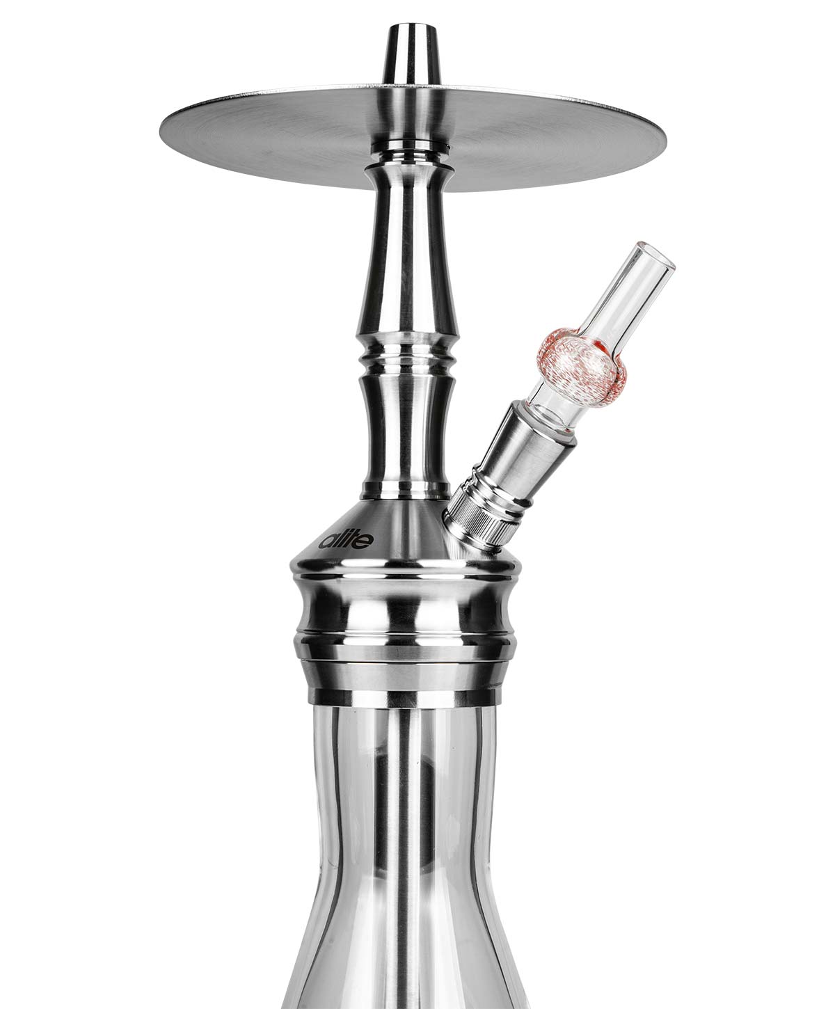 alite Glass Hose Adapter - Round - Red Hookah