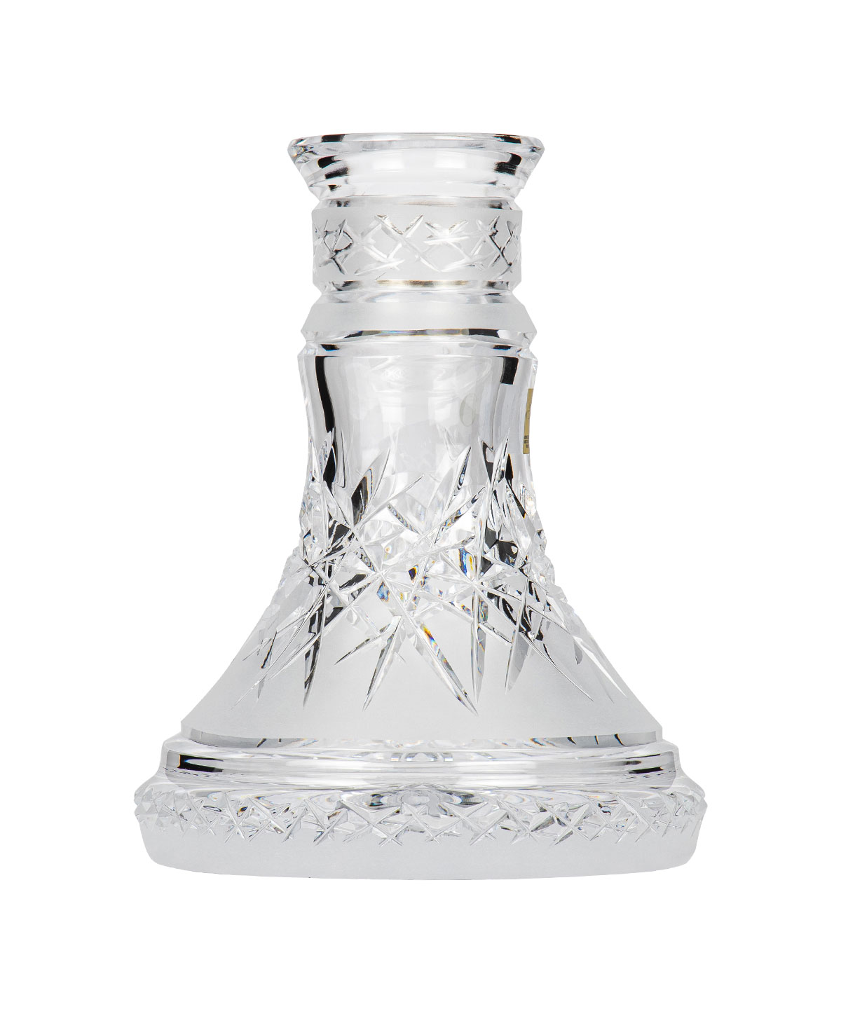 Moze Exclusive Glass Ice Cut - Clear Hookah Glass