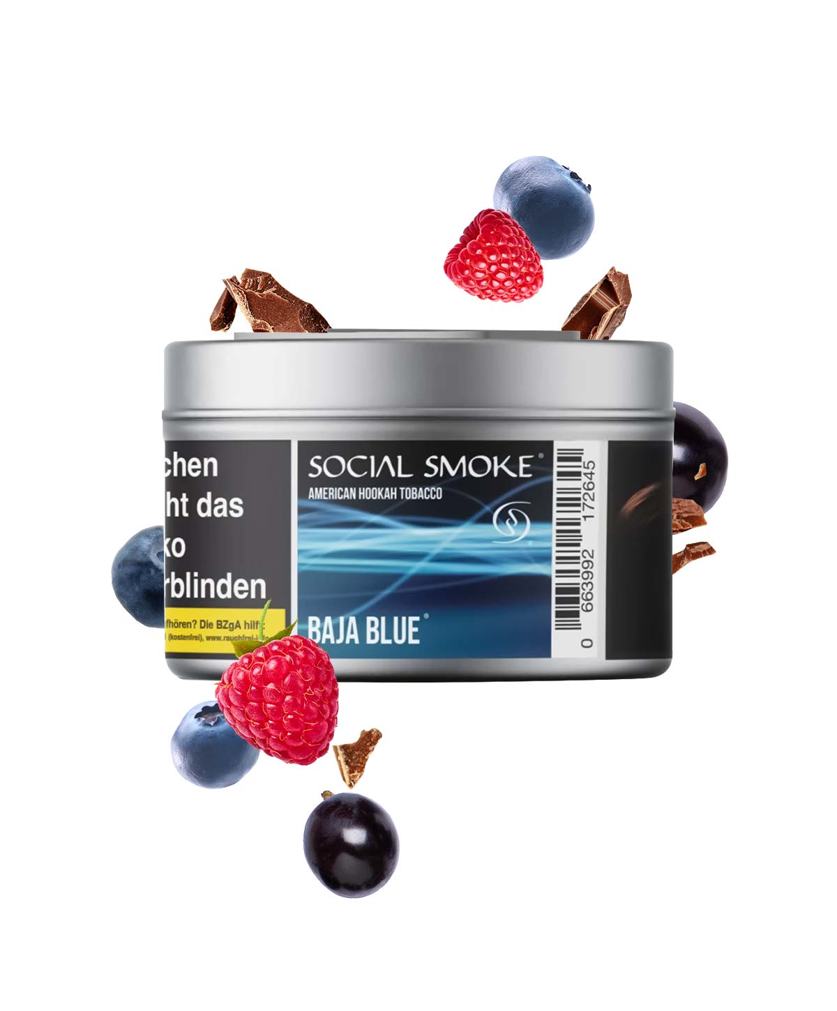 Social Smoke Baja Blue 200g Hookah Tobacco Social Smoke Baja Blue 200g Hookah Tobacco