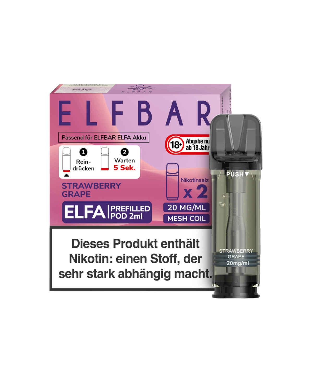 Elfa Pod - Strawberry Grape 2er Pack