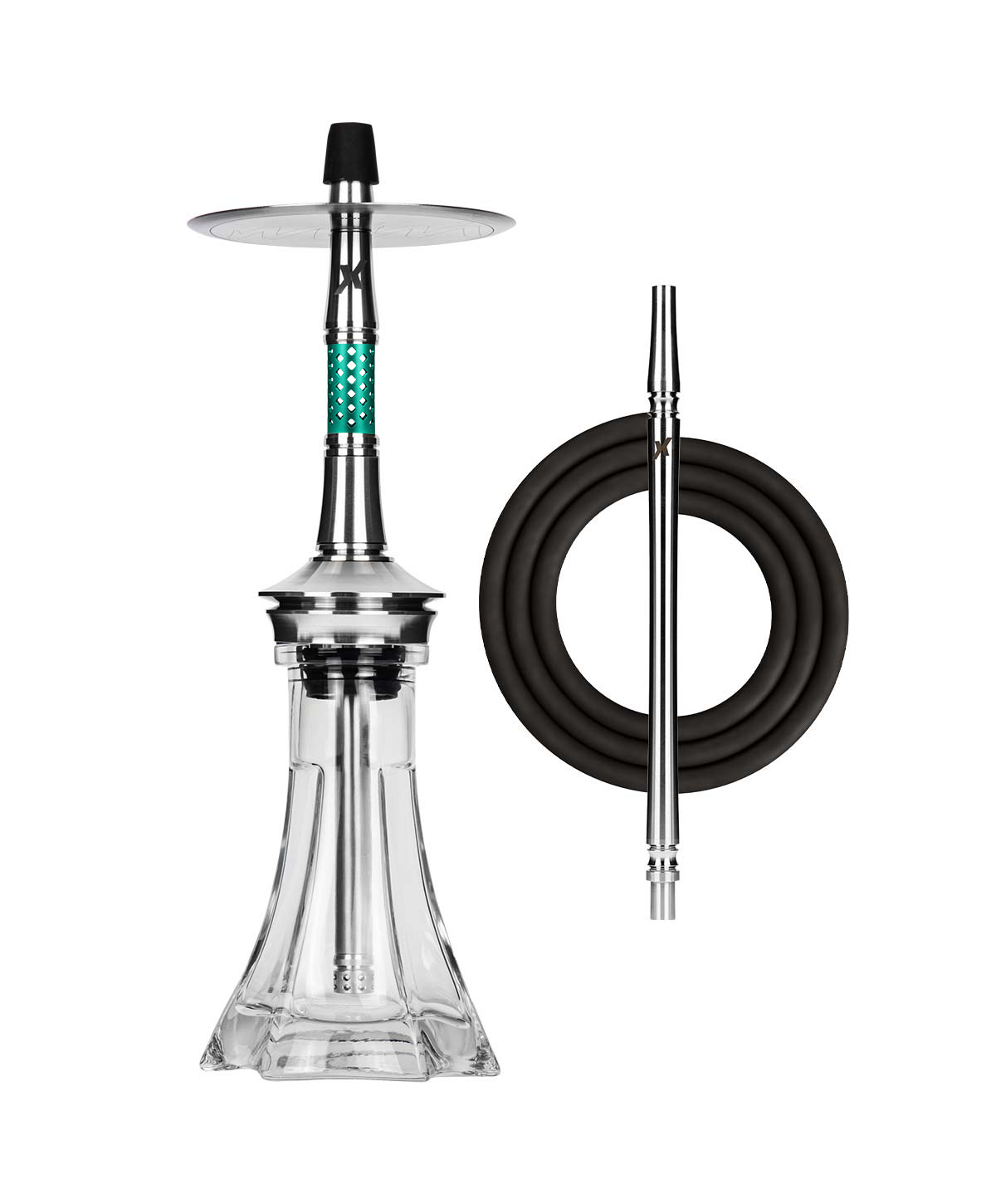 KVZE Grid Mini Steel - British Racing Green Hookah