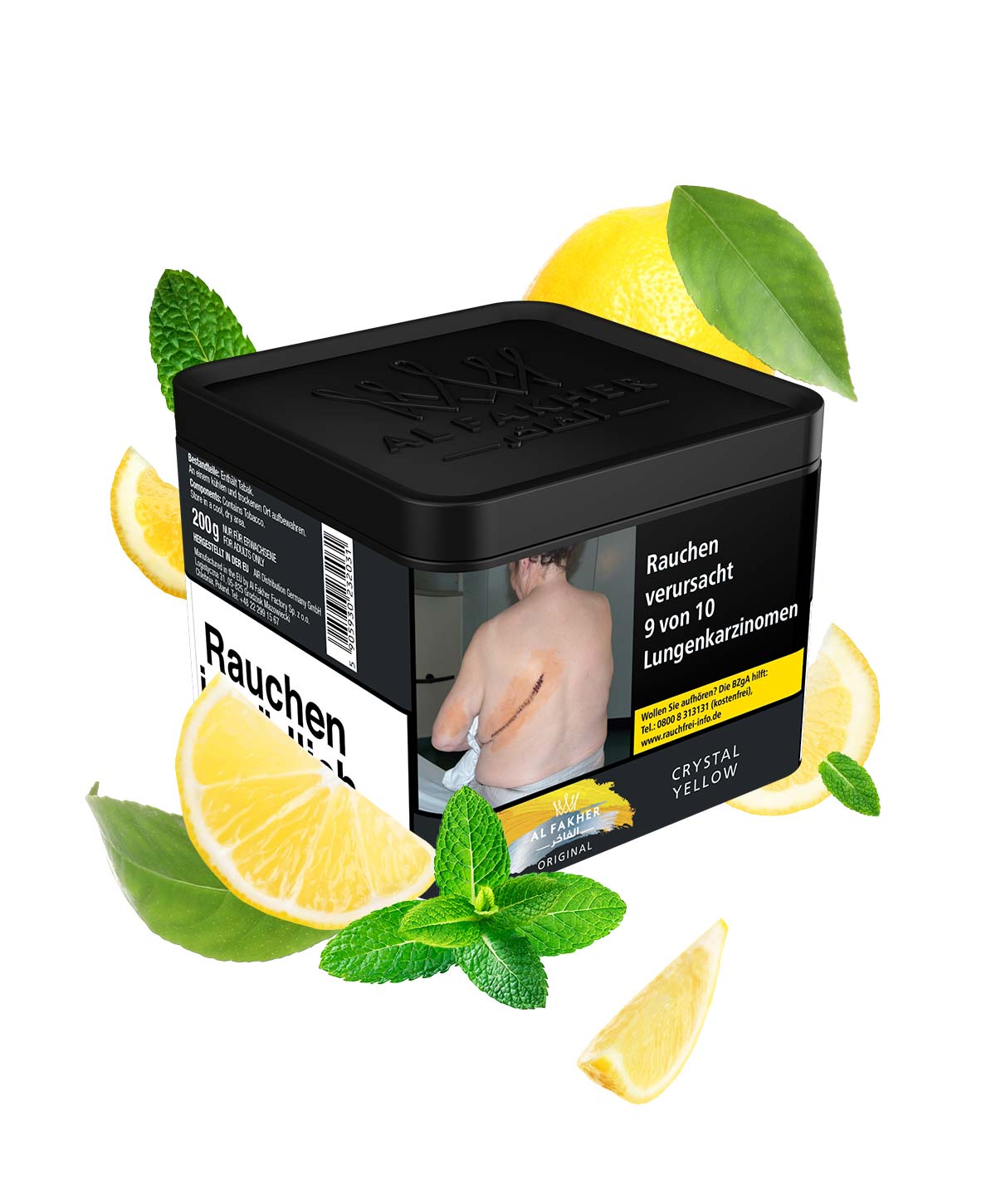 AL FAKHER Crystal Yellow 200g Hookah Tobacco AL FAKHER Crystal Yellow 200g Hookah Tobacco
