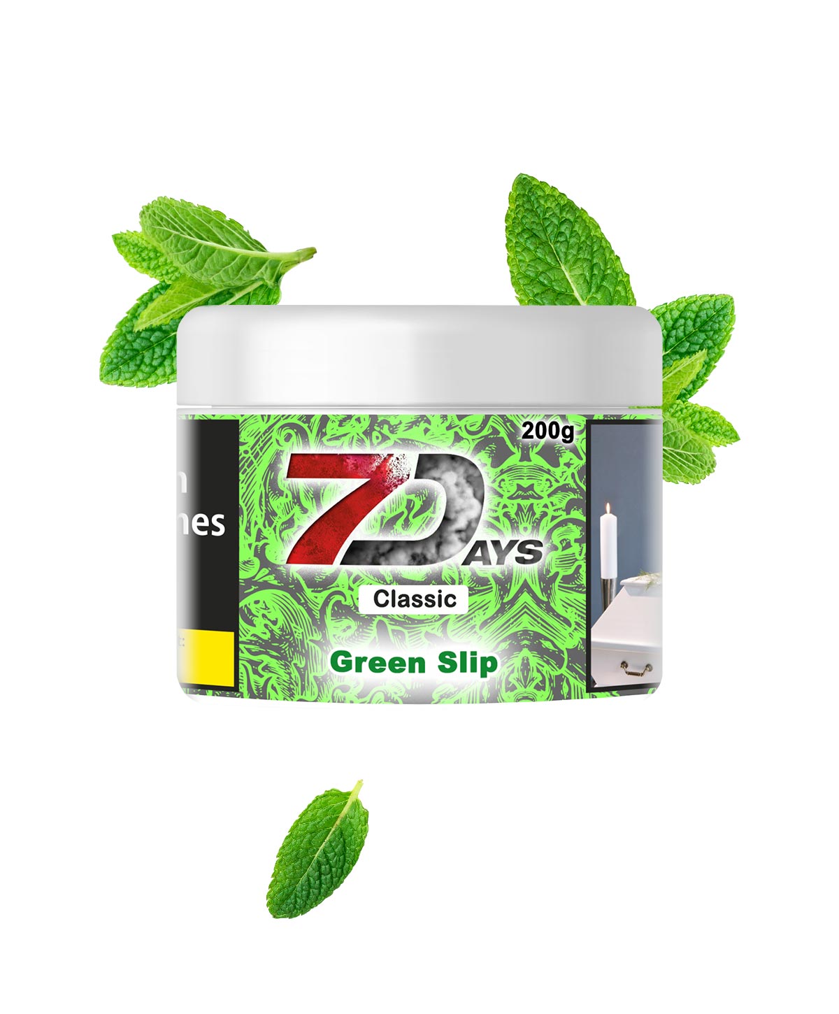 7 Days Classic Green Slip 200g Hookah Tobacco