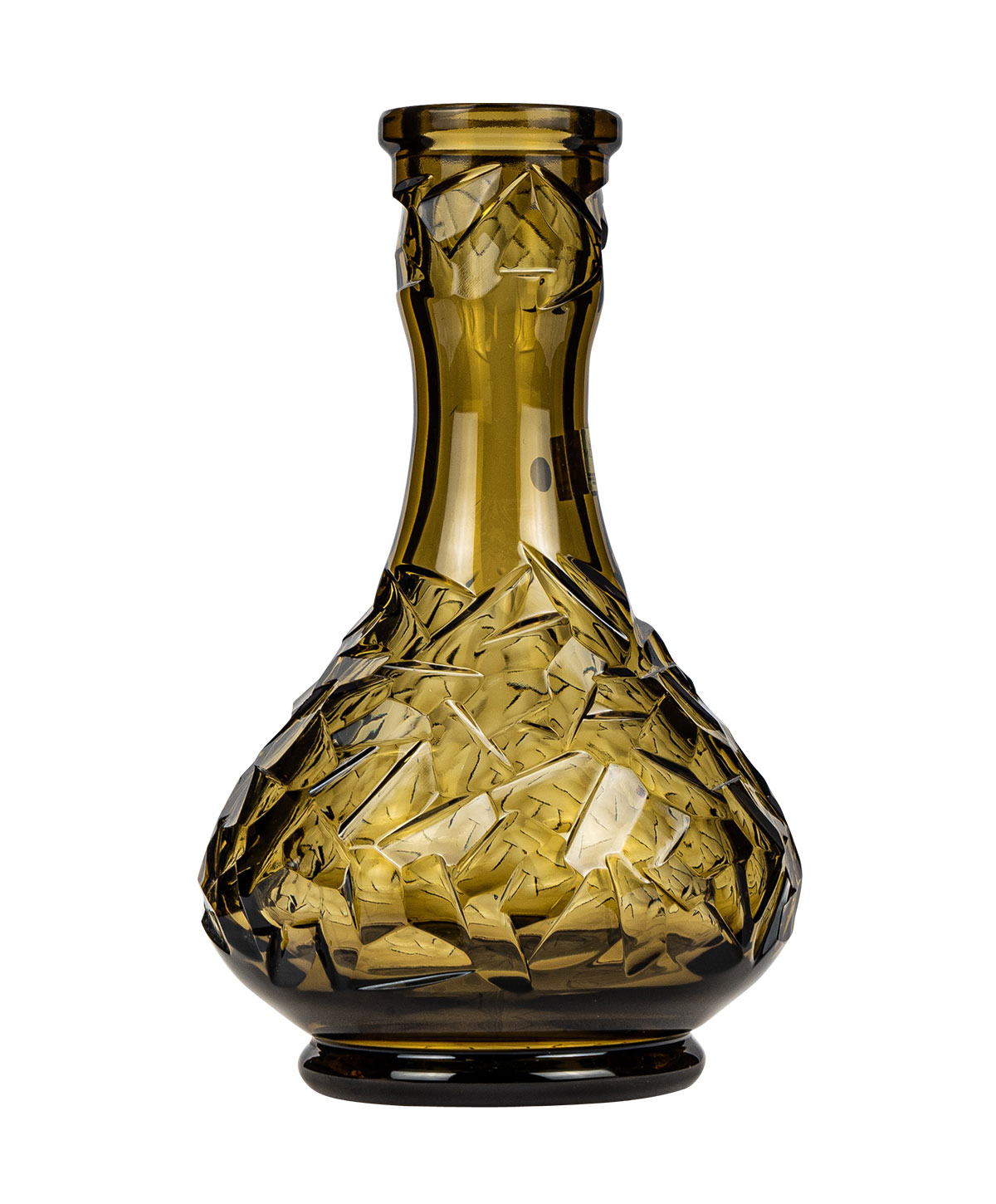 Caesar Crystal Large Drop - Floe - Yellow Hookah Glass Caesar Crystal Large Drop - Floe - Yellow Hookah Glass