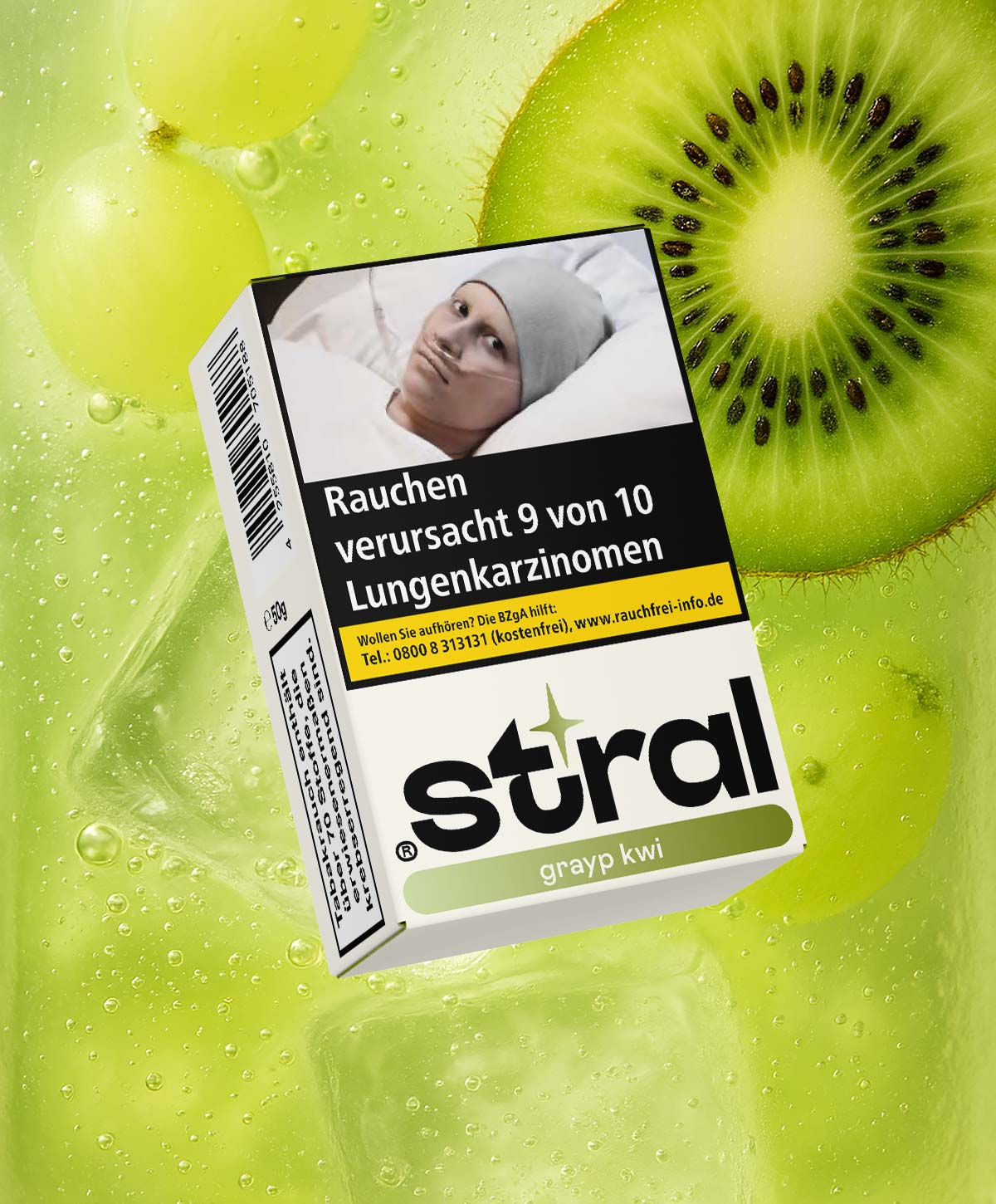 stral grayp kwi 50g Shisha Tabak