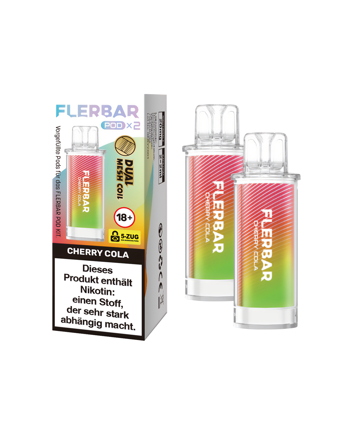 Flerbar Pod - Cherry Cola 2er Pack