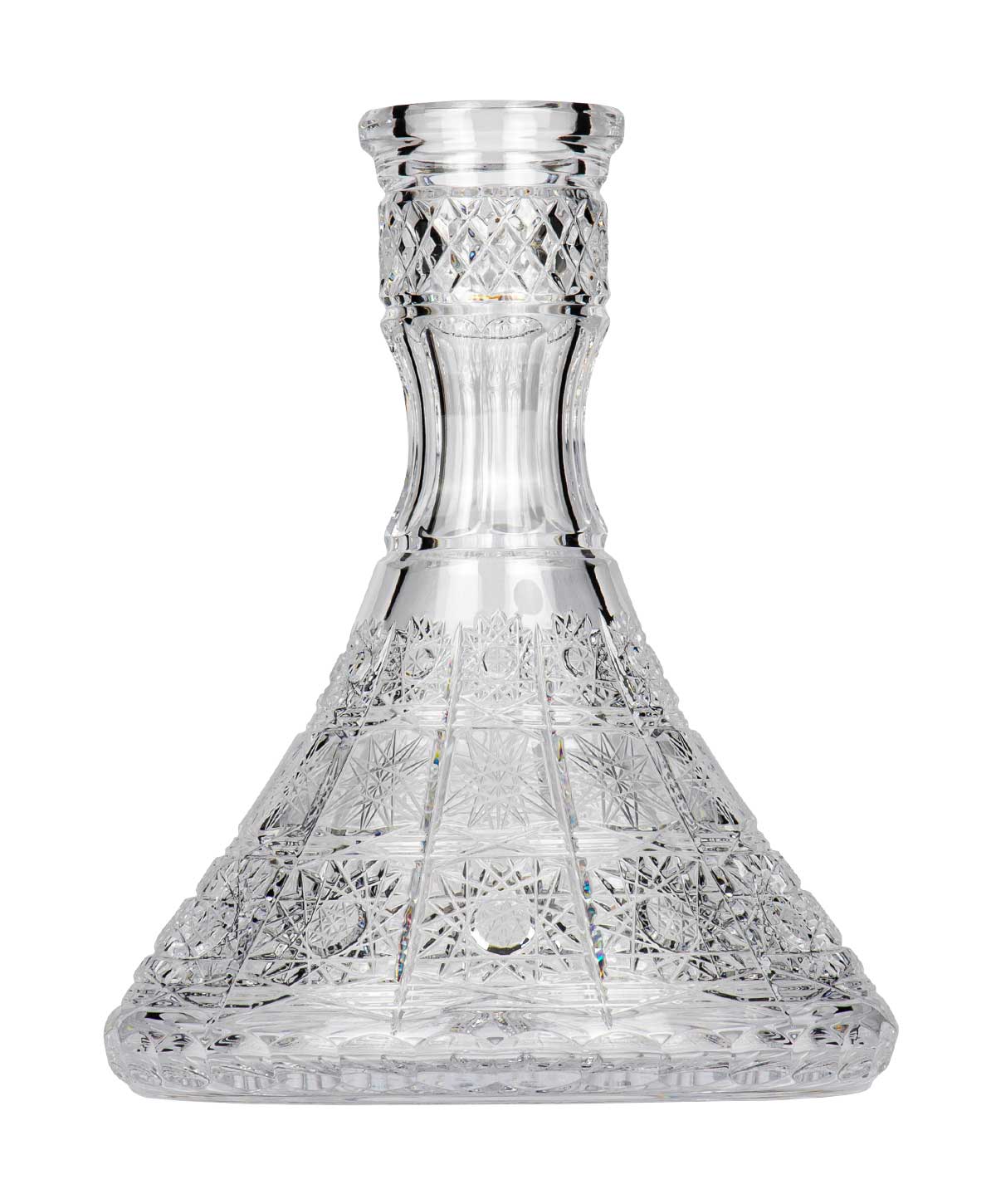 Caesar Crystal Cone - PK500 - Clear Hookah Glass