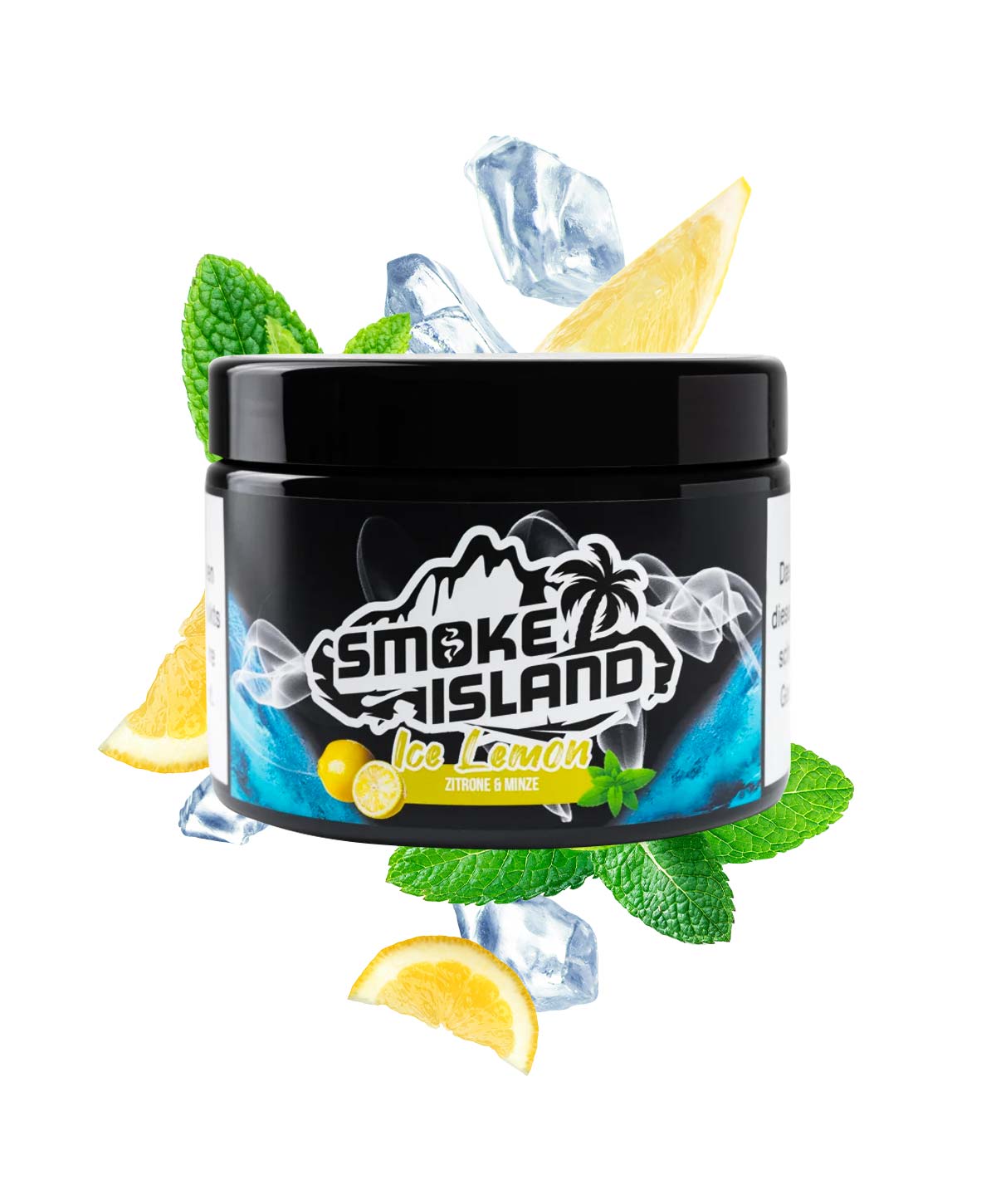 Smoke Island Ice Lemon 200g Shisha Tabak ohne Nikotin