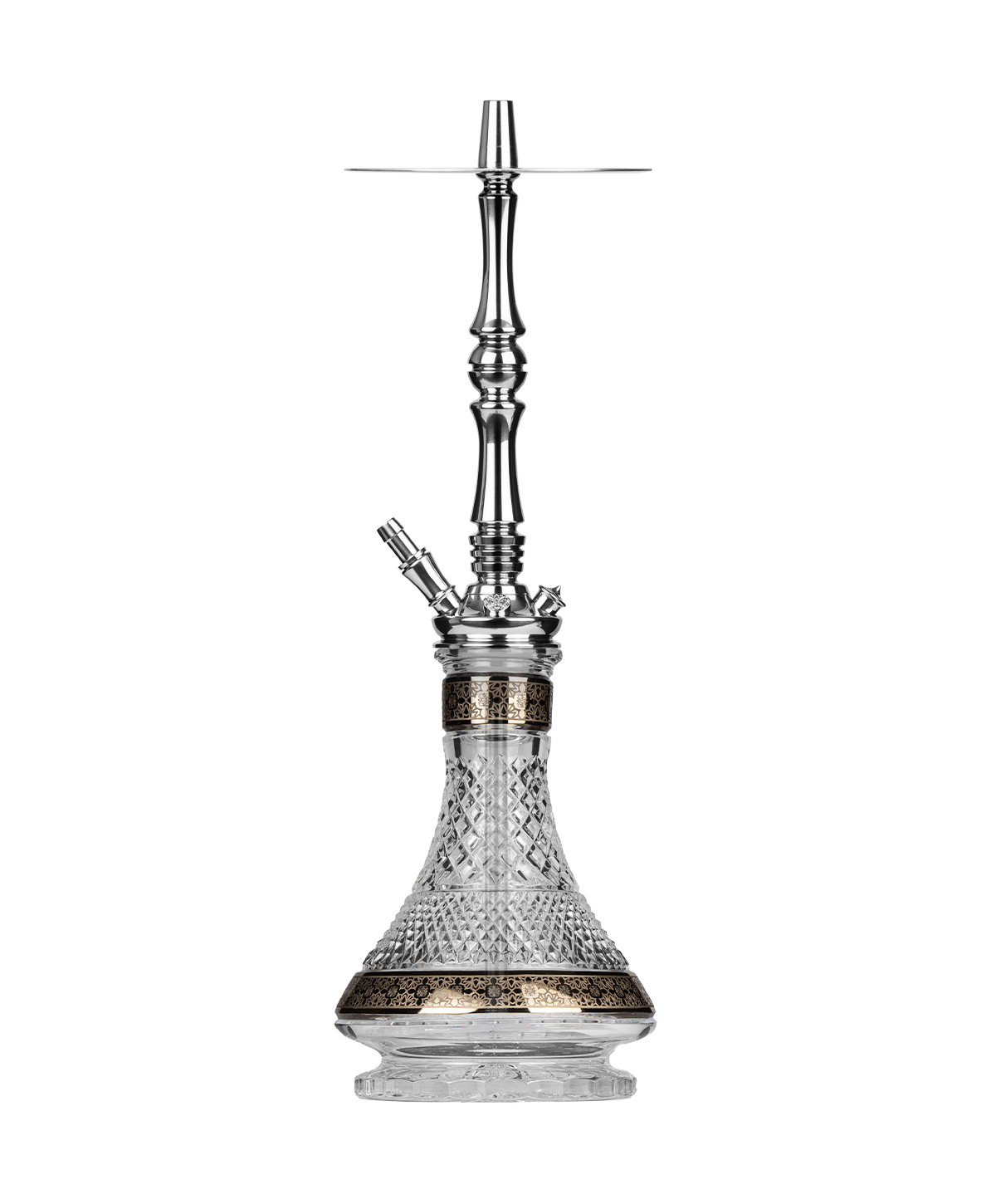 Moze Tradi L - Silver - Caesar Crystal Darna Hookah