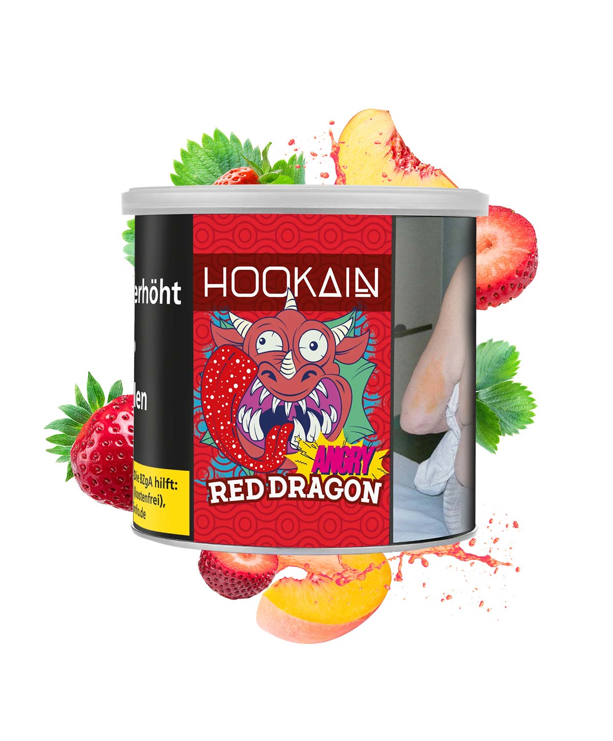 Hookain Angry Red Dragon 200g Hookah Tobacco