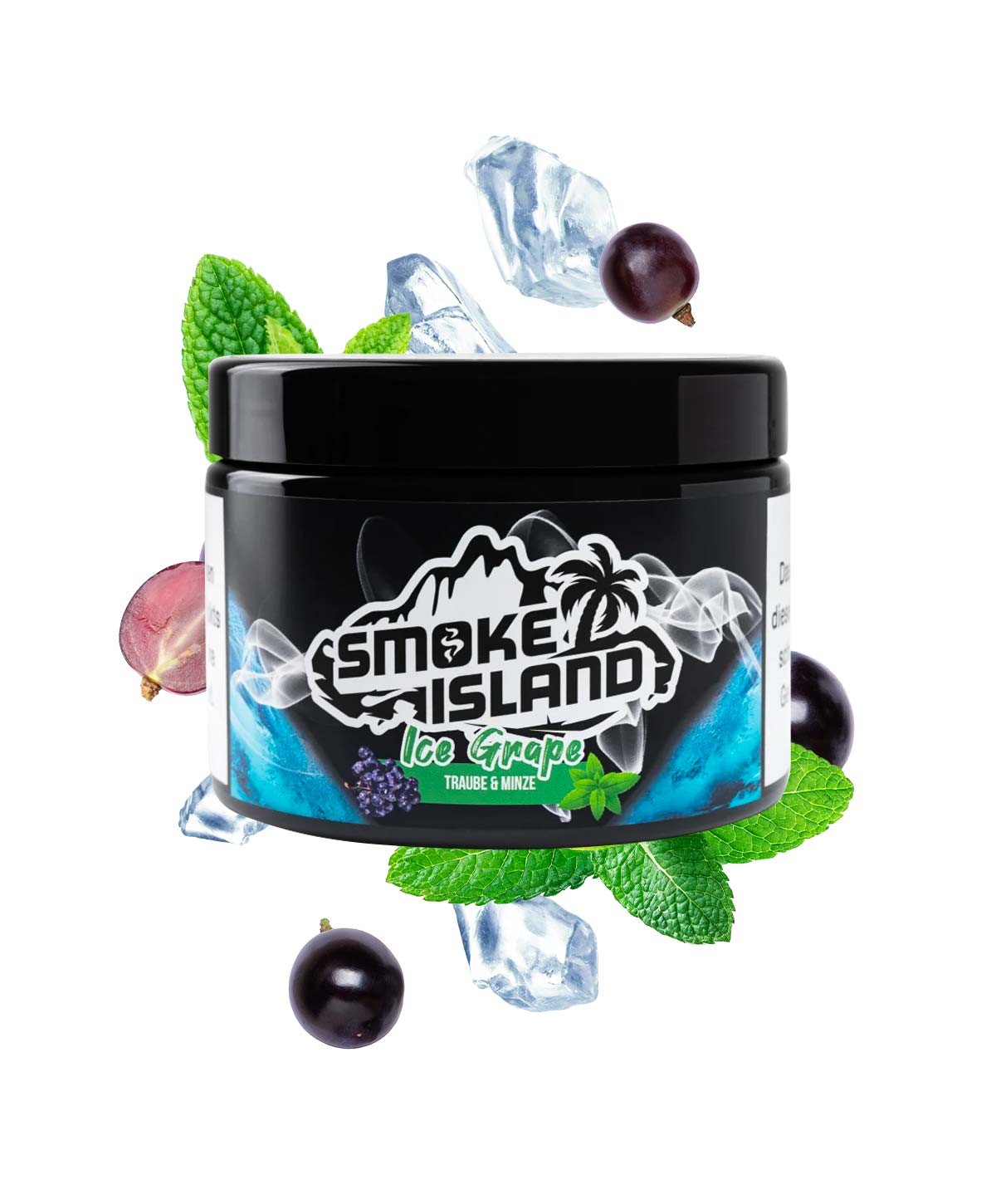 Smoke Island Ice Grape 200g Hookah Tobacco without Nicotine