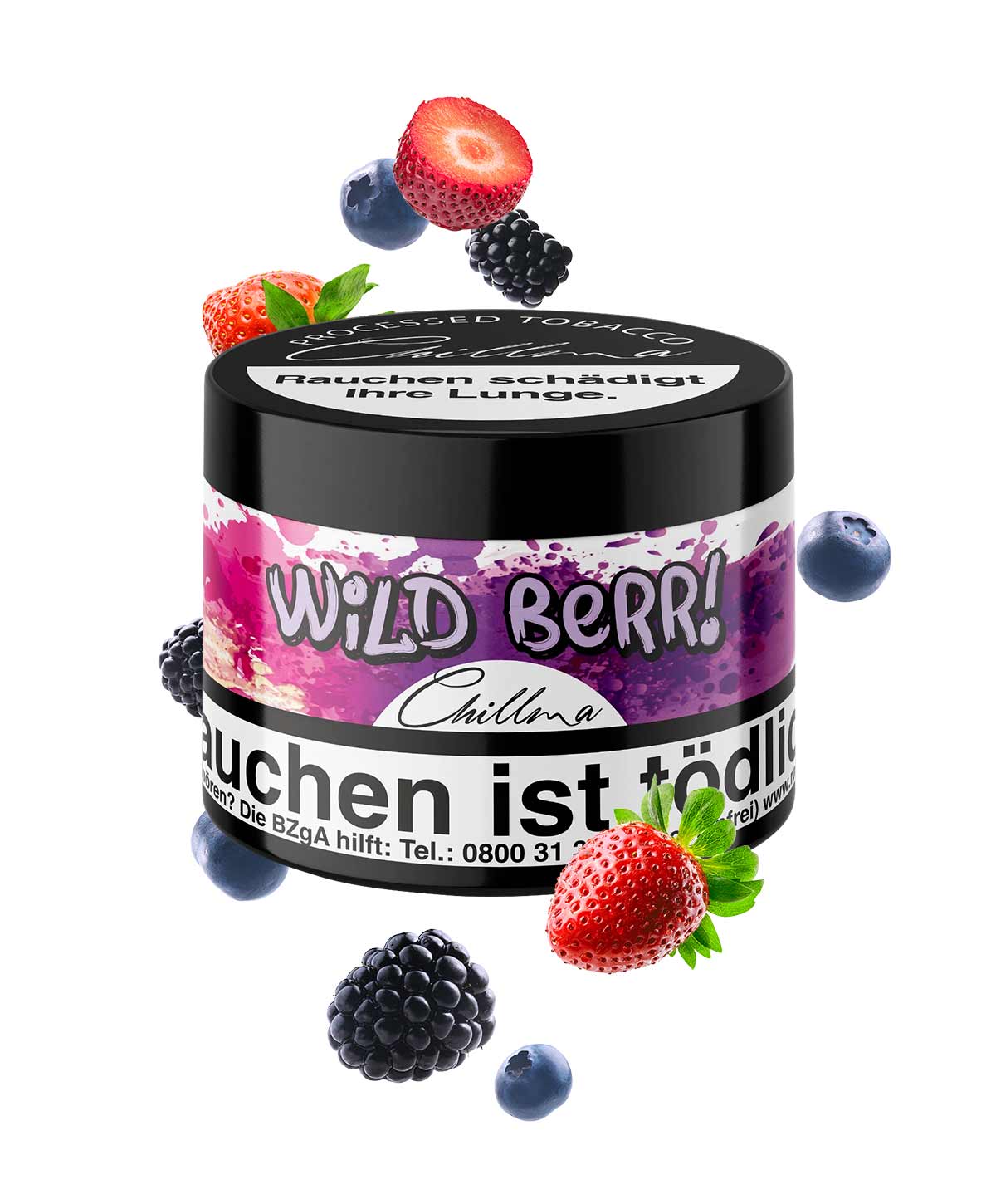 Chillma Wild Berri Dry Base 70g Shisha Pfeifentabak