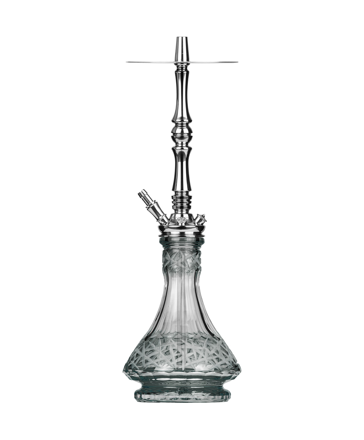 Moze Tradi L - Silver - Caesar Crystal Grey Hookah
