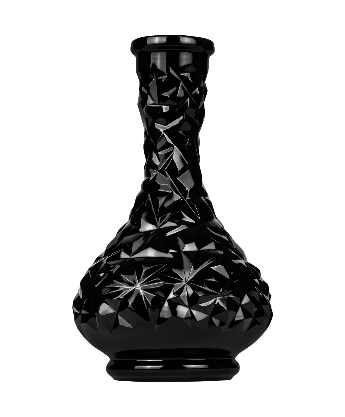 Caesar Crystal Large Drop - Rock - Black Hookah Glass Caesar Crystal Large Drop - Rock - Black Hookah Glass