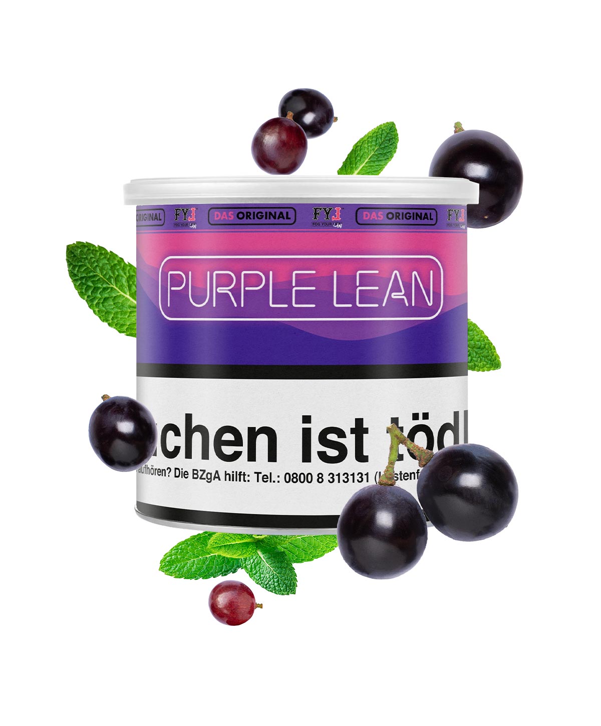 Hookain Fog Your Law - Purple Lean 70g Shisha Pfeifentabak