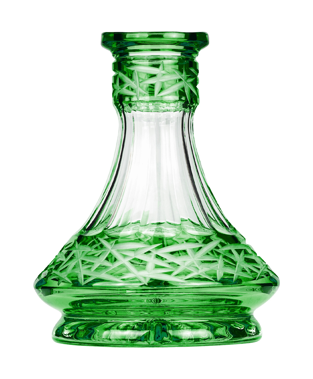 Caesar Crystal Small Ufo - Green Hookah Glass Caesar Crystal Small Ufo - Green Hookah Glass