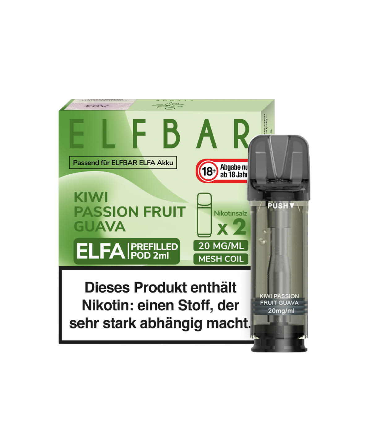 Elfa Pod - Kiwi Passionfruit Guava 2er Pack