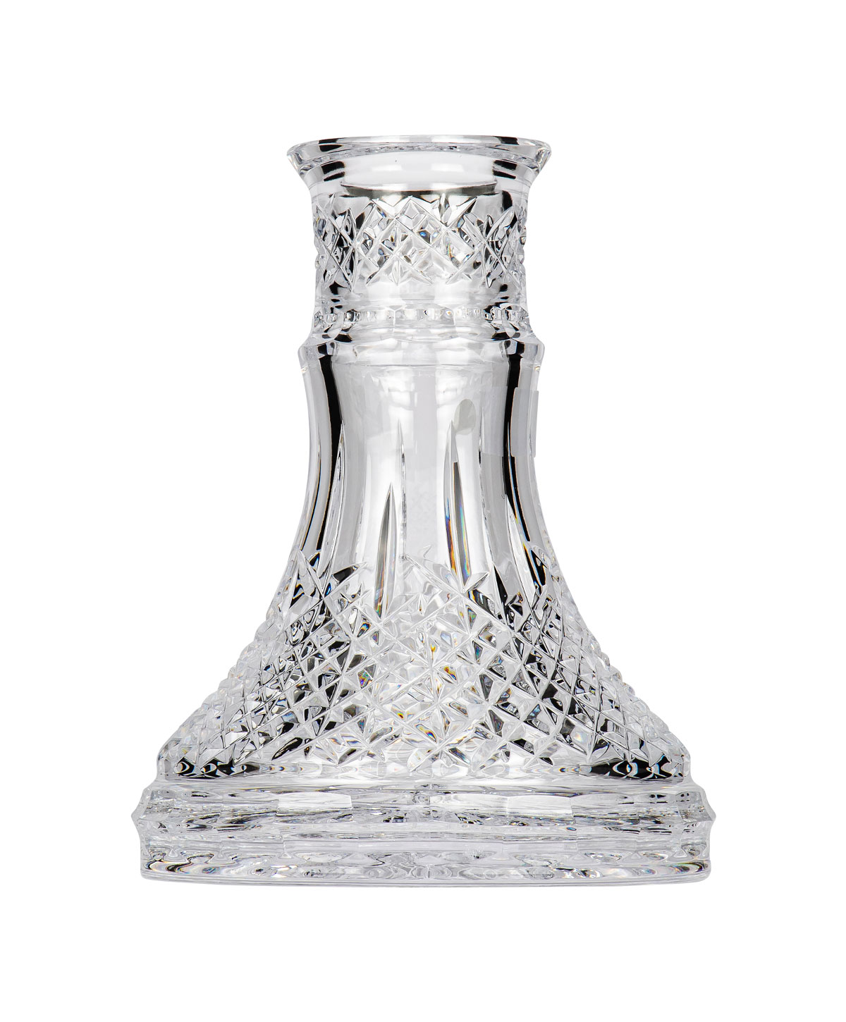 Caesar Crystal Small Wild Cut - Clear Hookah Glass