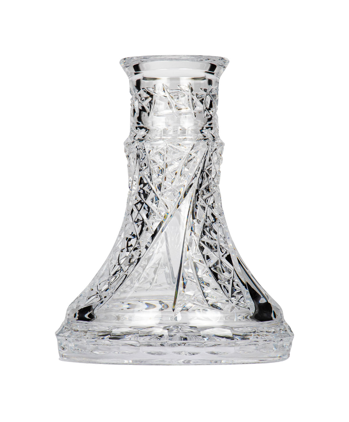 Caesar Crystal Small Fan Cut - Clear Shisha Bowl Caesar Crystal Small Fan Cut - Clear Shisha Bowl