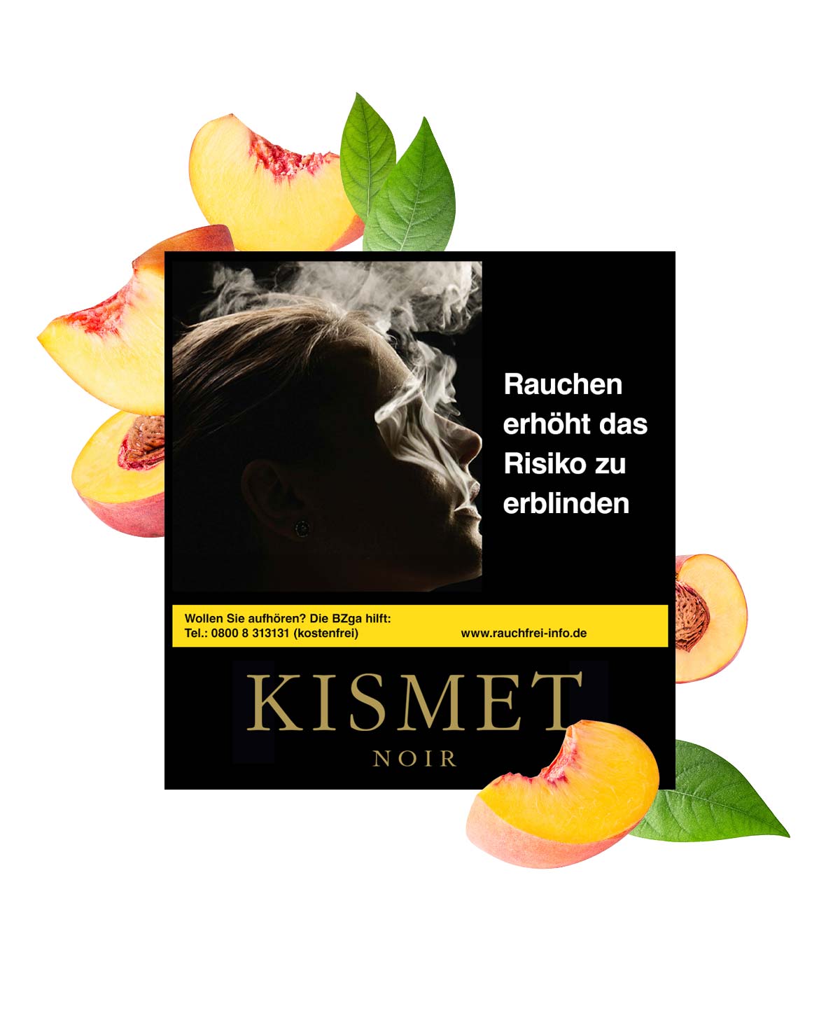 Kismet Blck Pch 200g hookah tobacco