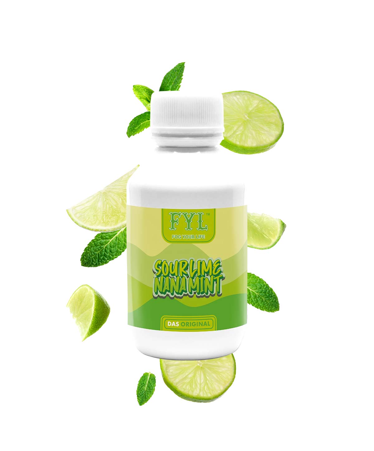 Fog Your Life Aromashot Sour Lime Nana Mint  - 25ml Shisha Tabak