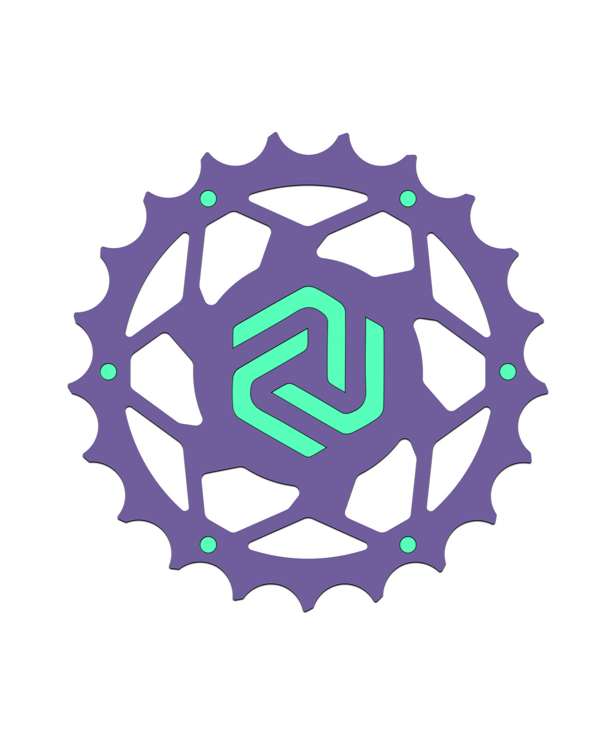 Amotion Pedal RX Hookah Coaster - Purple Coaster Amotion Pedal RX Hookah Coaster - Purple Coaster