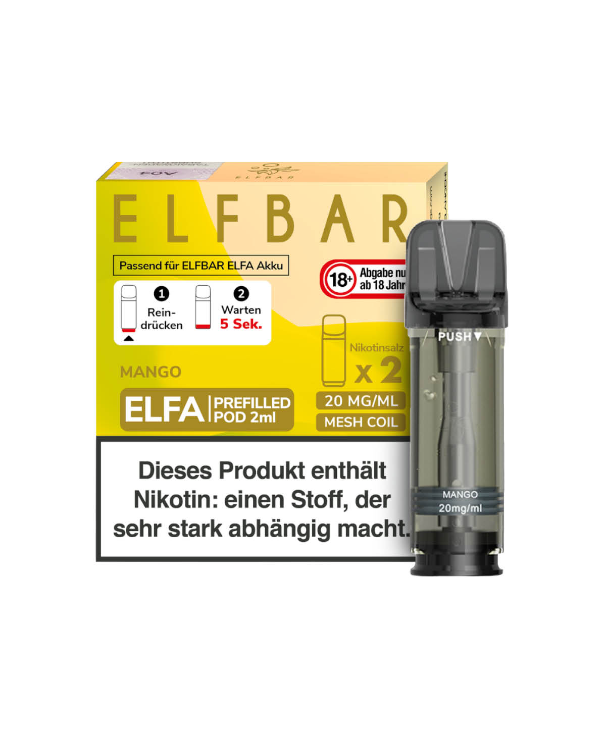 Elfa Pod - Mango 2er Pack