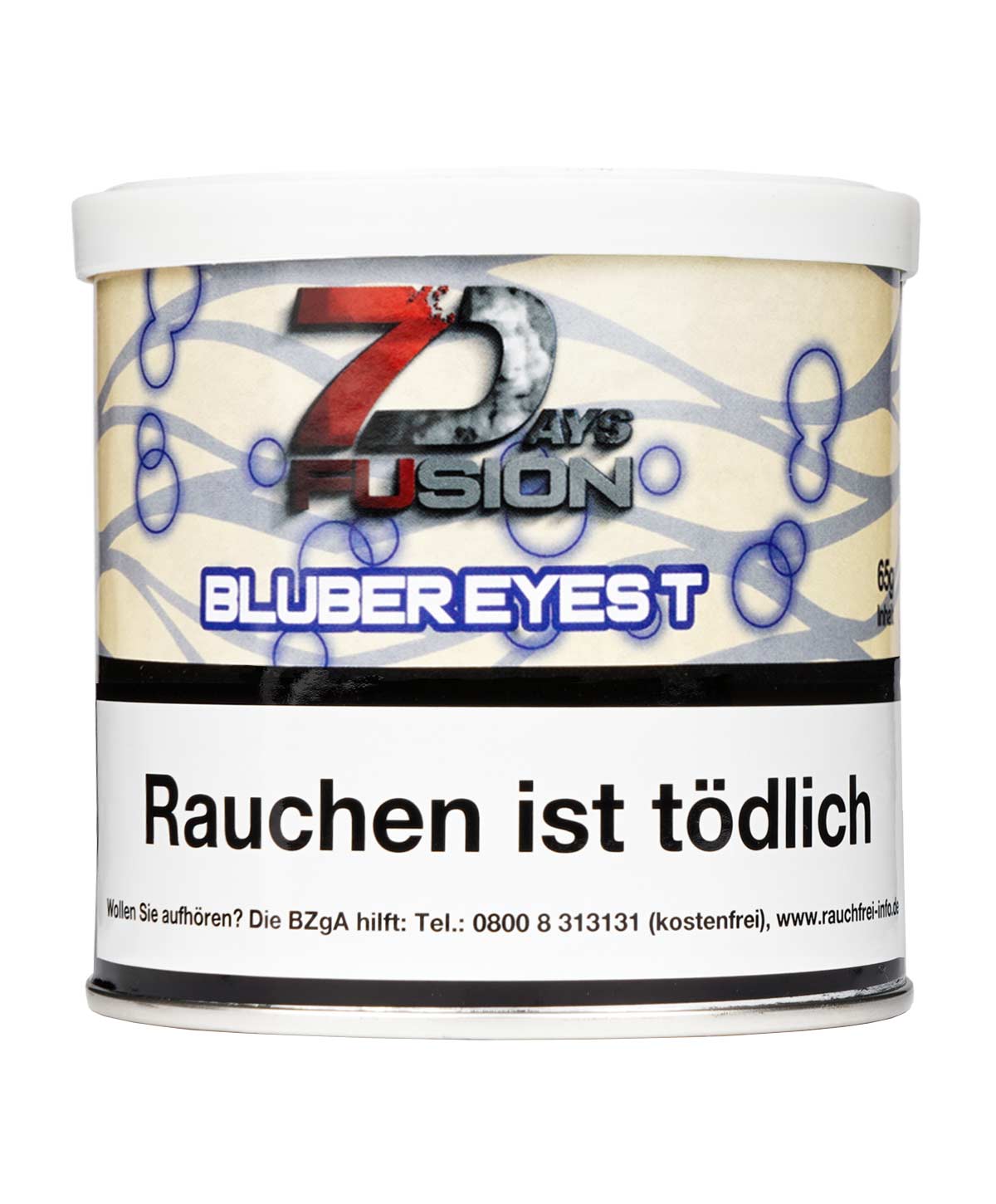 7 Days Fusion Blubber Eyes T Hookah Tobacco 65g Hookah Tobacco