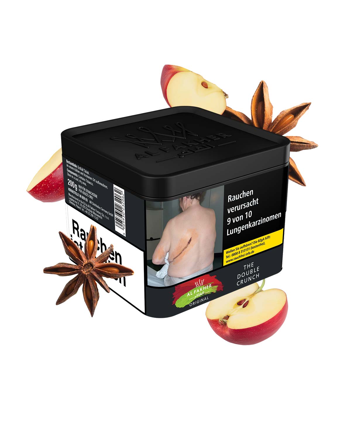 AL FAKHER The Double Crunch 200g Hookah Tobacco AL FAKHER The Double Crunch 200g Hookah Tobacco