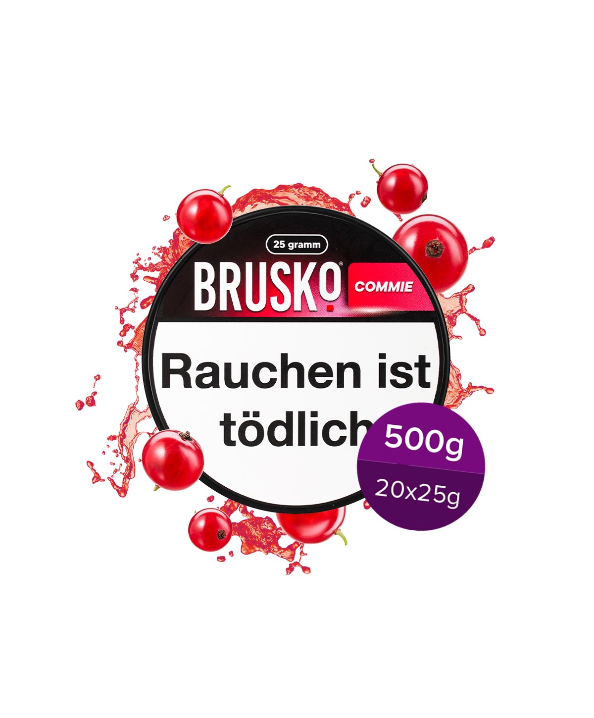 Brusko Commie 500g Shisha Tabak