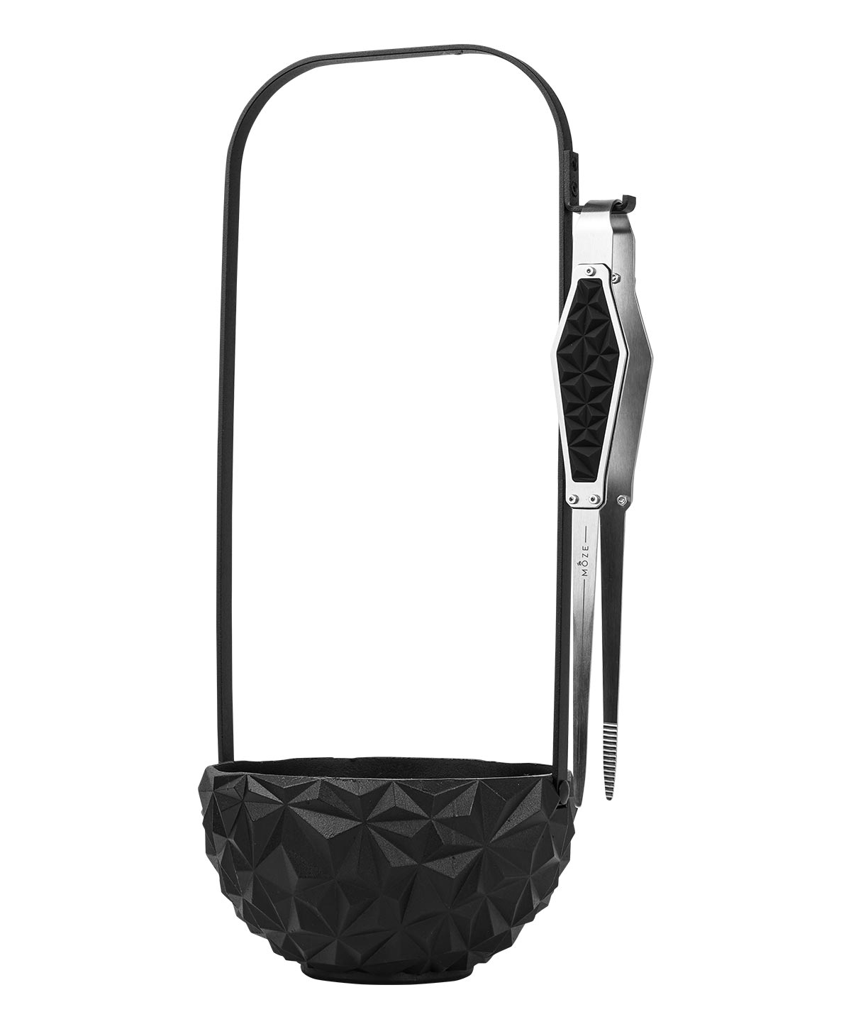 Moze Flare Coal Tong - Silver
