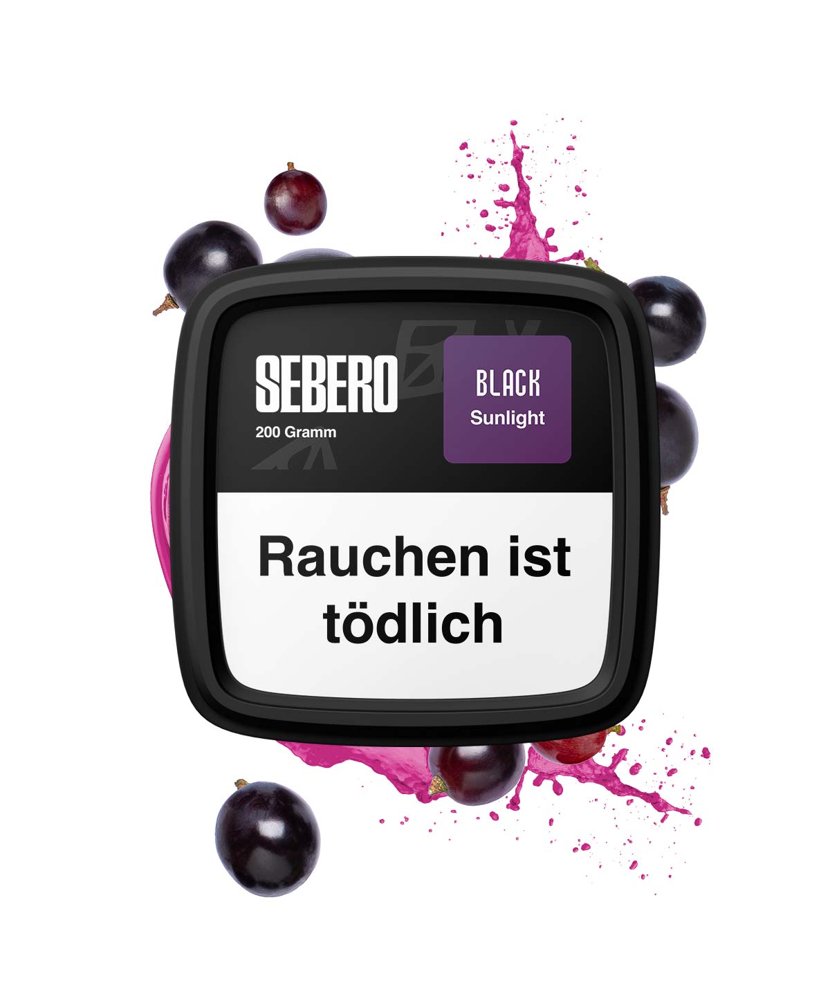 Sebero Black - Grpe 200g Hookah Tobacco Sebero Black - Grpe 200g Hookah Tobacco