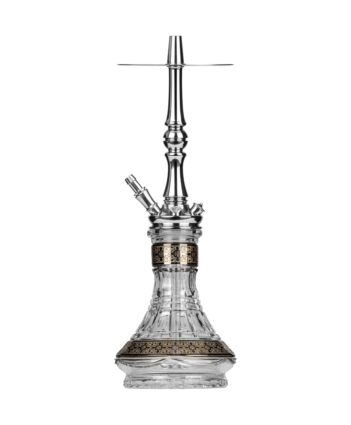 Moze Tradi M - Silver - Caesar Crystal Sahara Hookah