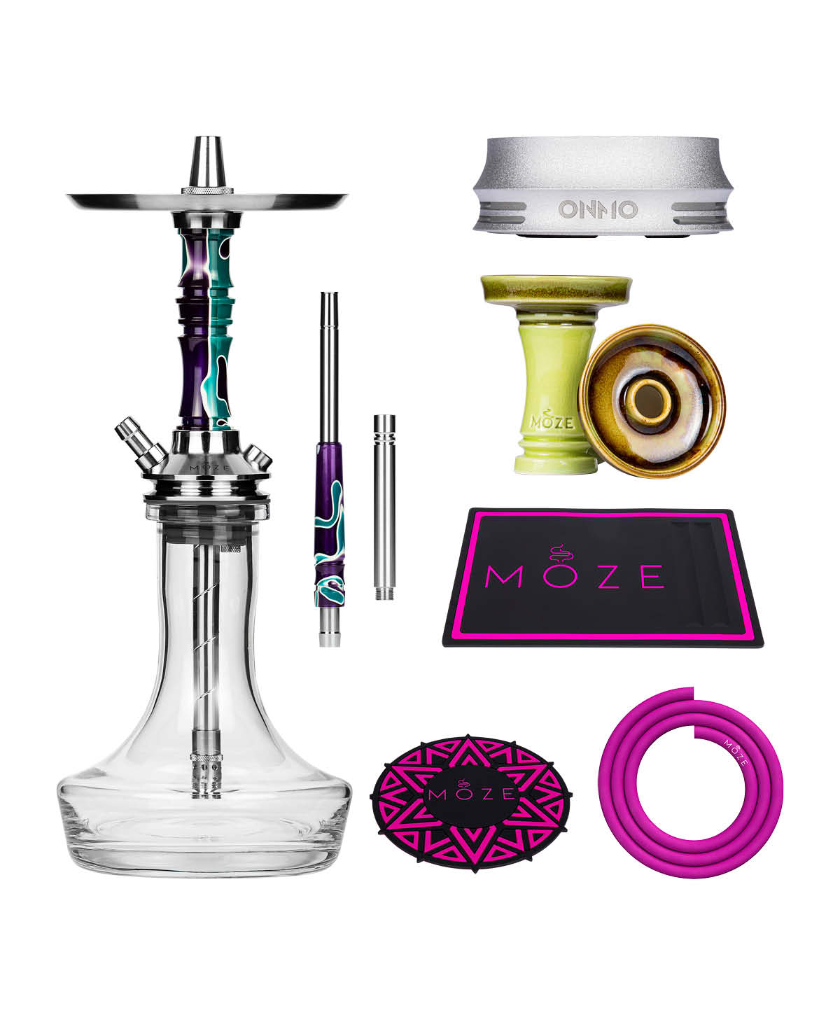 Moze Breeze Pro - Candy Line Purple/Green Fair Bundle