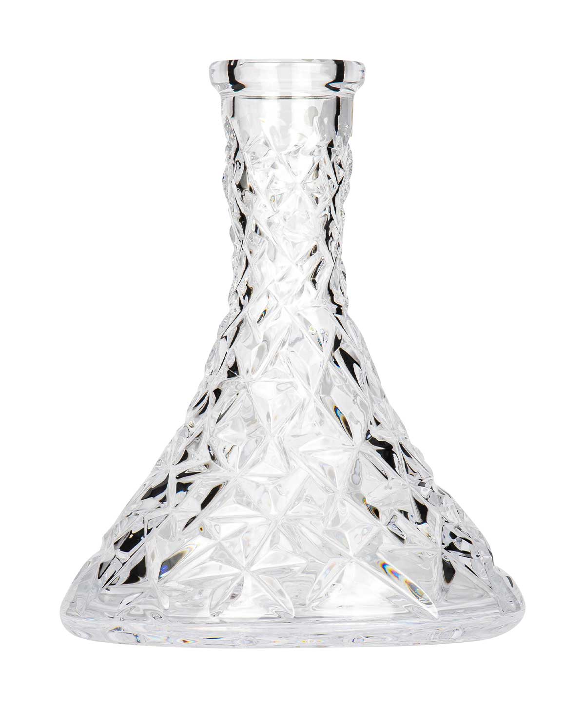 Caesar Crystal Large Cone - Rock - Clear Hookah Glass Caesar Crystal Large Cone - Rock - Clear Hookah Glass