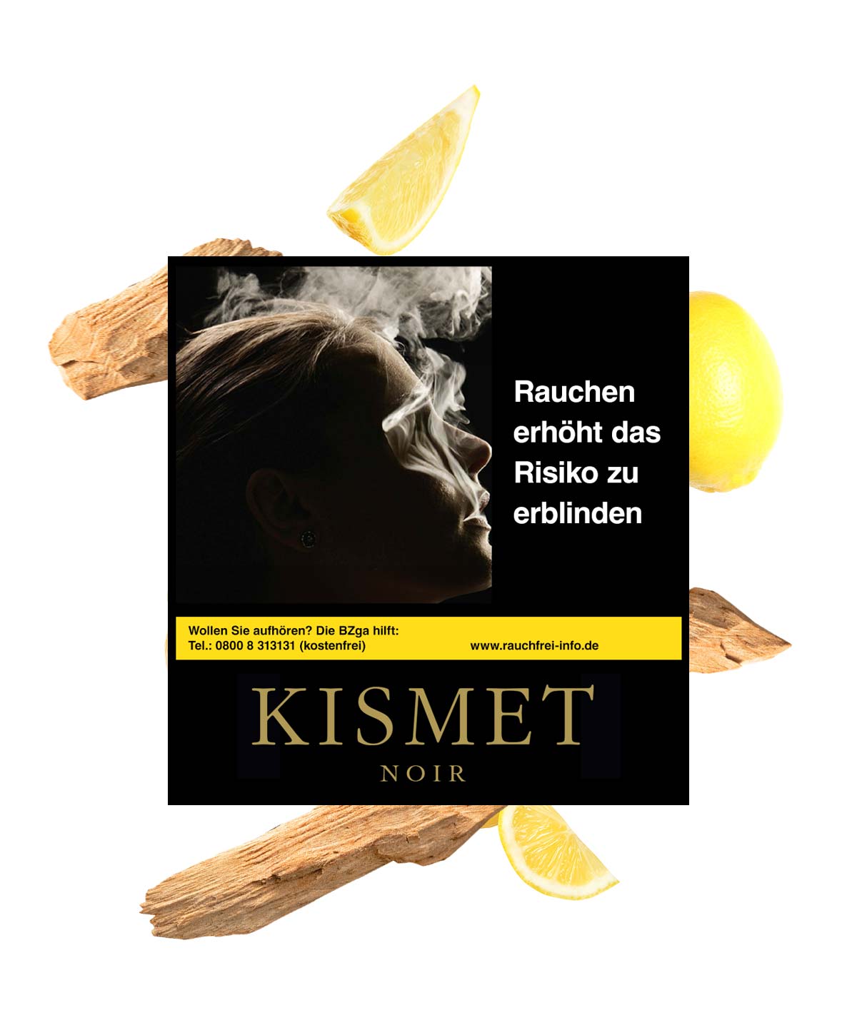 Kismet Blck Sndlwood 200g Shisha Tabak