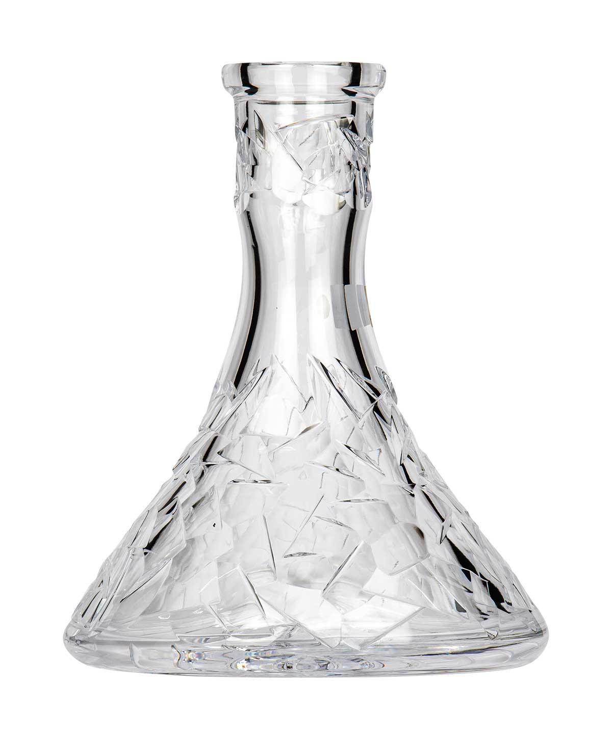 Caesar Crystal Large Cone - Floe - Clear Shisha Bowl Caesar Crystal Large Cone - Floe - Clear Shisha Bowl