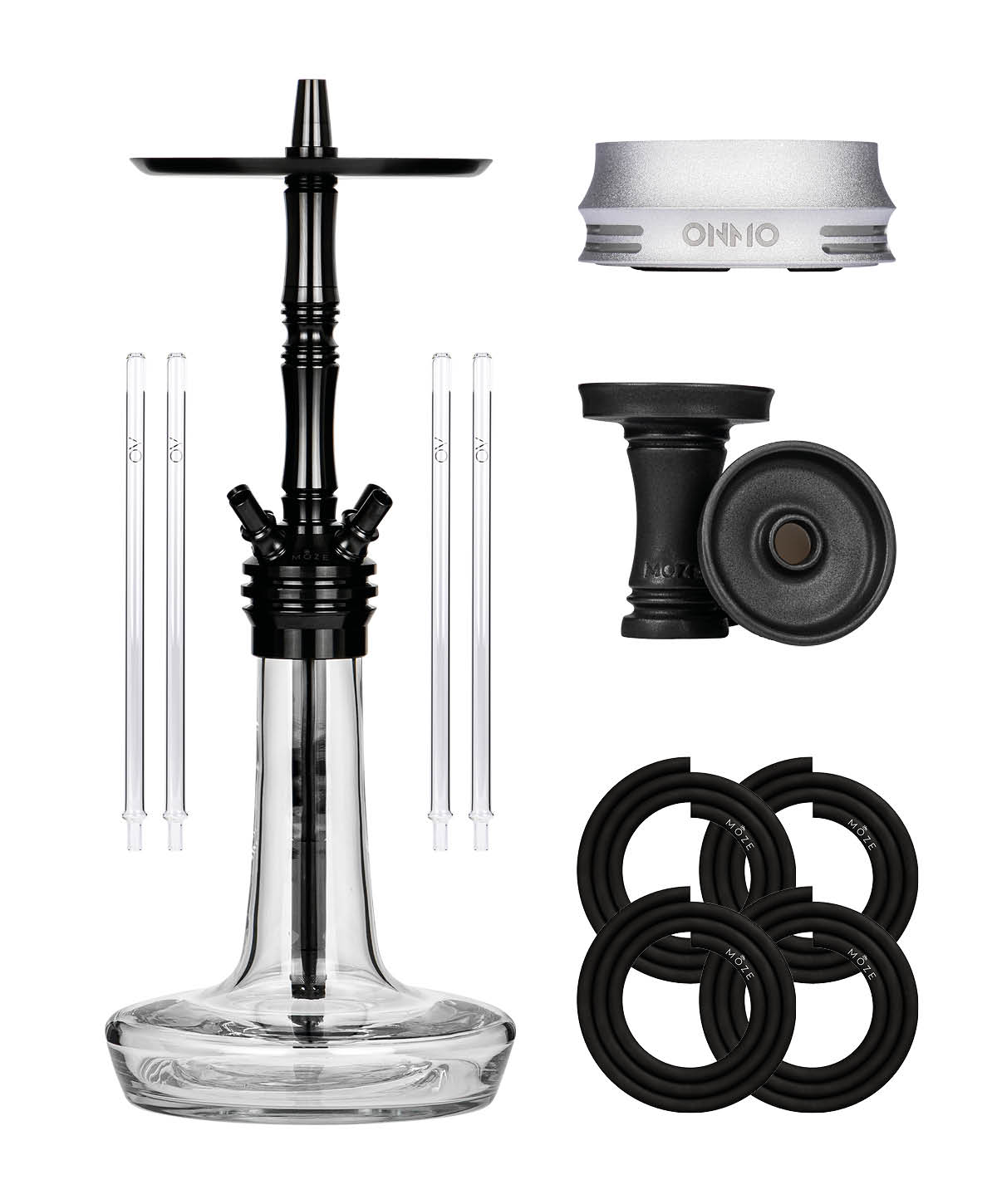 Moze Varity Squad Black - Clear - Black Steel Bundle Shisha