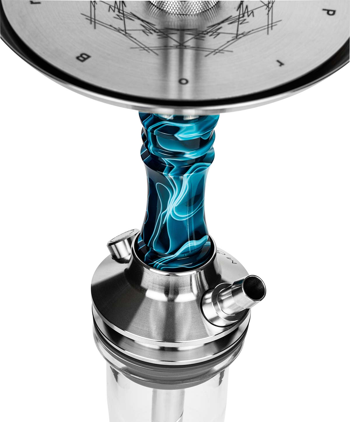 Moze Breeze Pro - Candy Line Grey/White Shisha