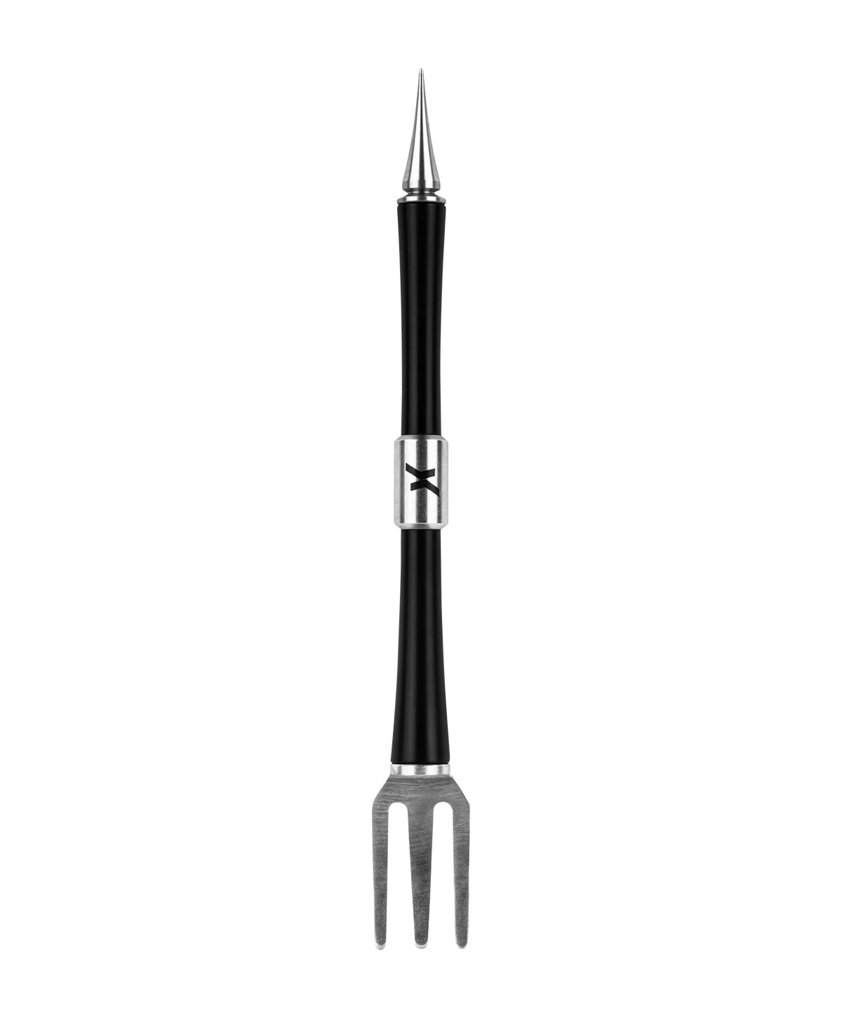 KVZE Fork Poker Combi Stainless Steel - Black