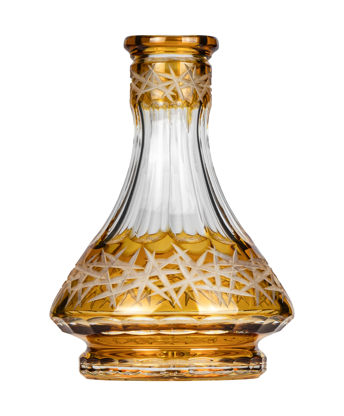 Caesar Crystal Large Ufo - Yellow Hookah Glass