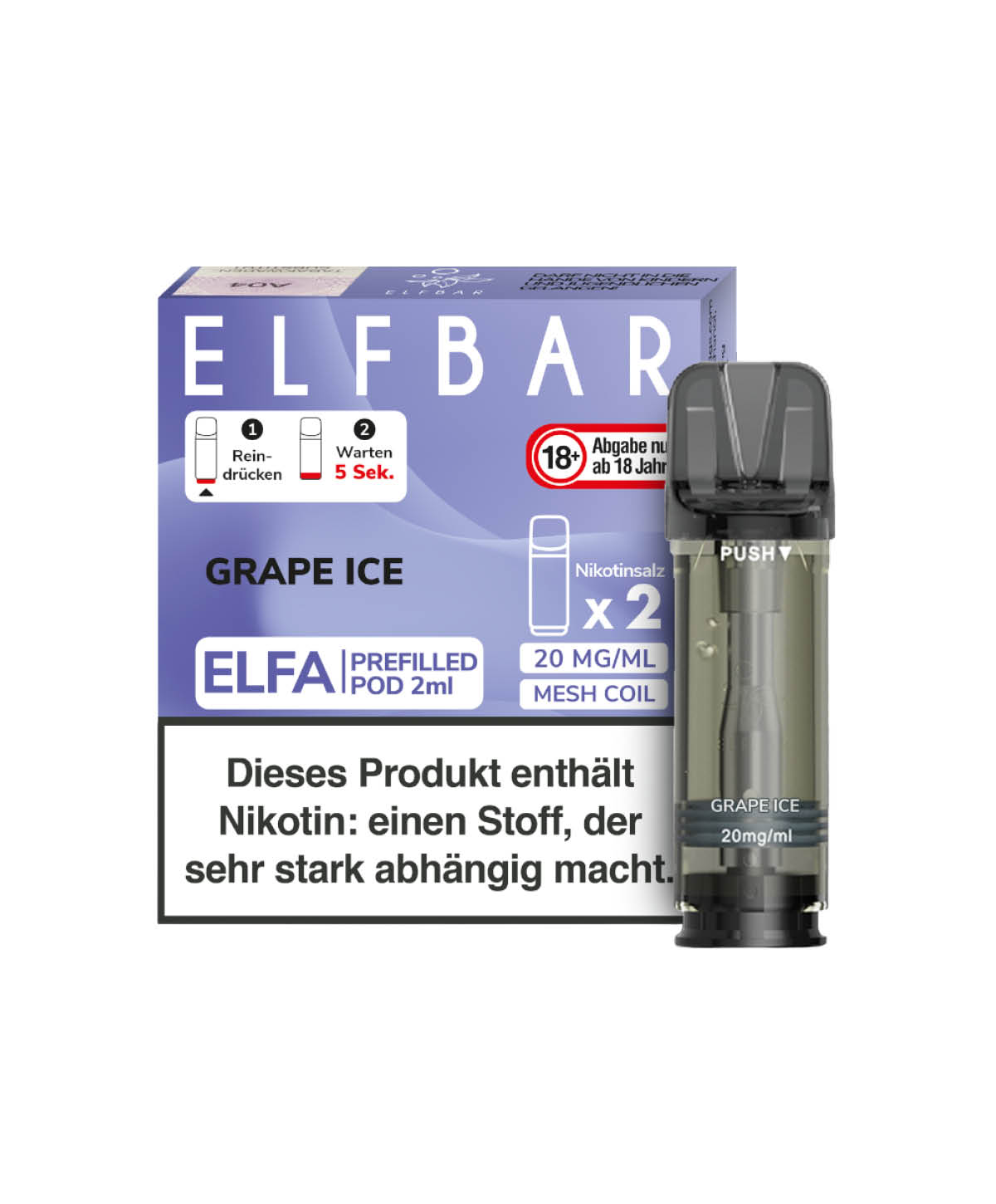 Elfa Pod - Grape Ice 2er Pack