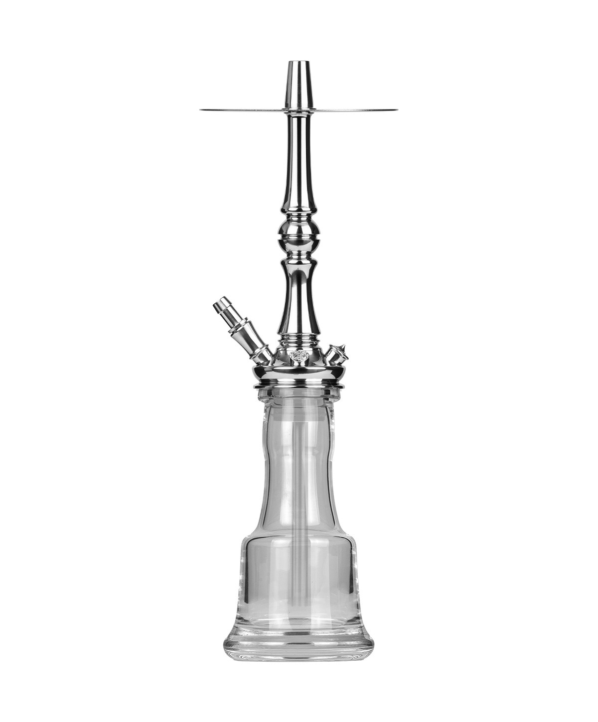 Moze Tradi M - Silver - Standard Glass Hookah