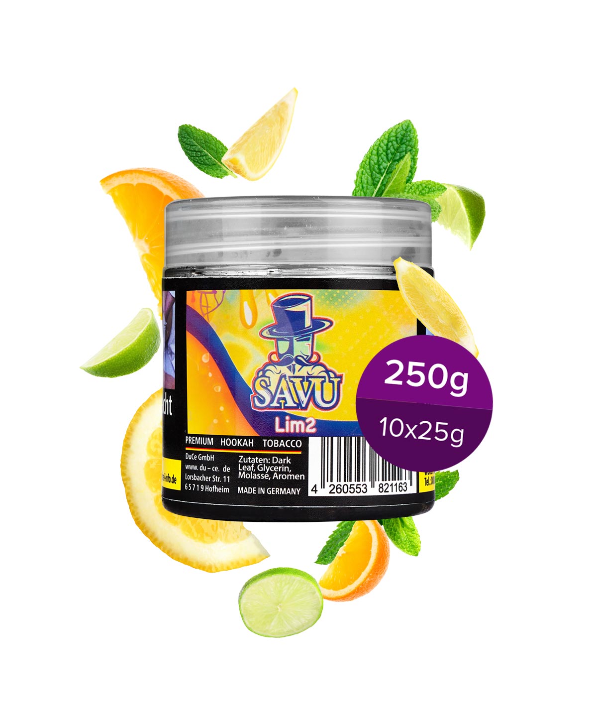 Savu Lim2 250g Shisha Tabak