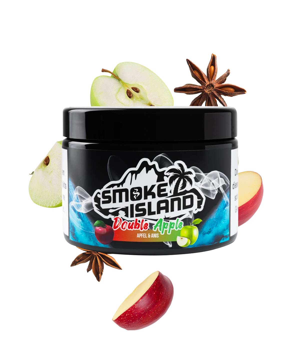 Smoke Island Double Apple 200g Shisha Tabak ohne Niktotin