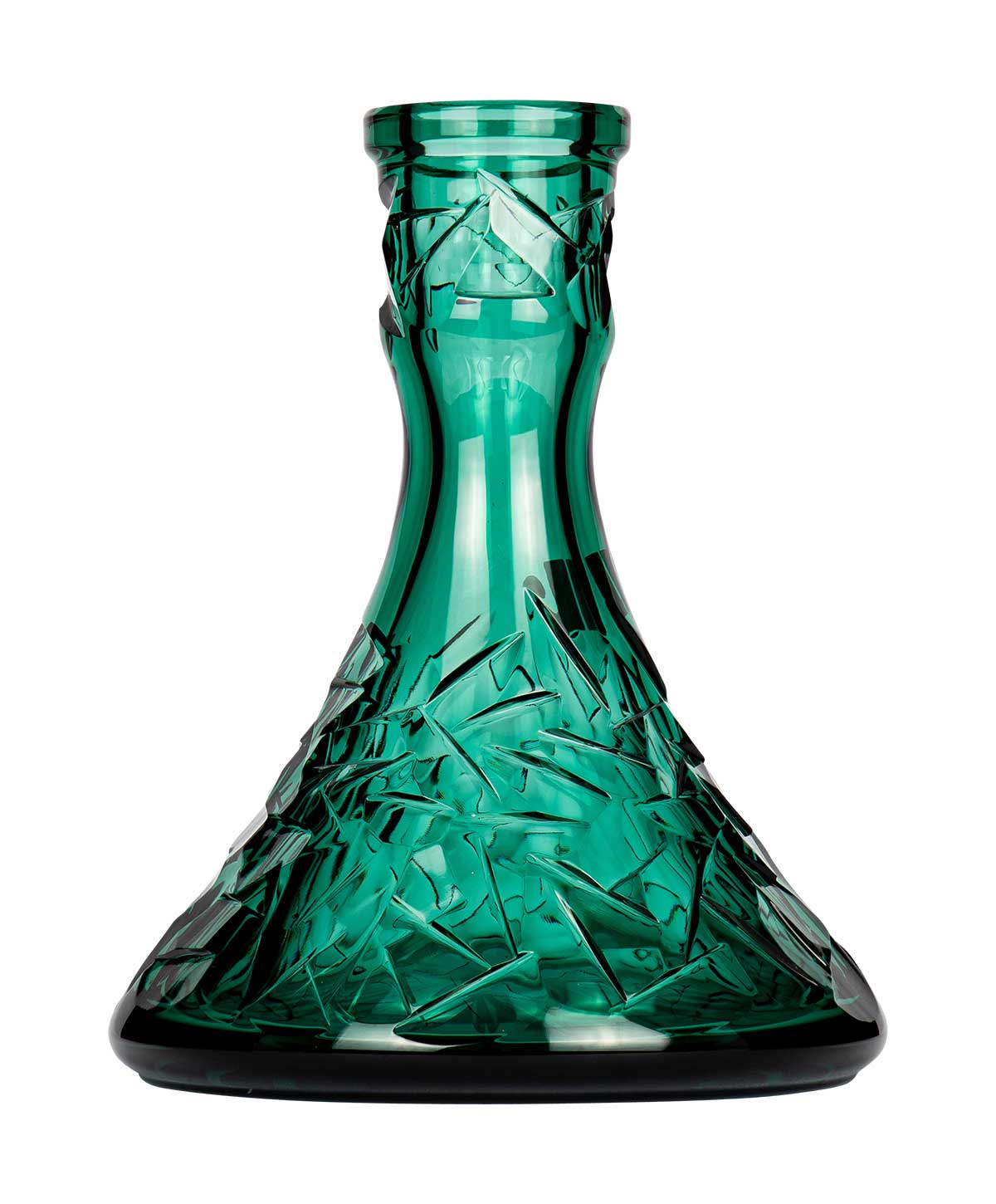 Caesar Crystal Cone - Floe - Emerald Shisha Bowl