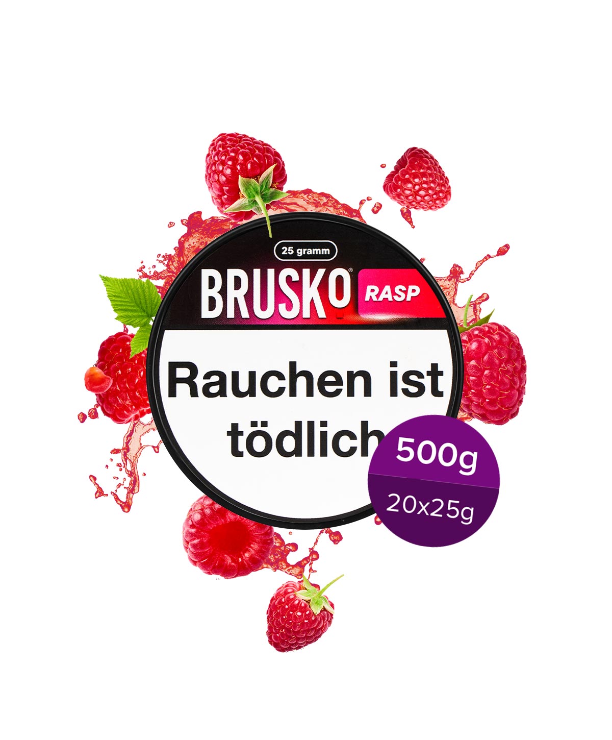 Brusko Rasp 500g Shisha Tabak