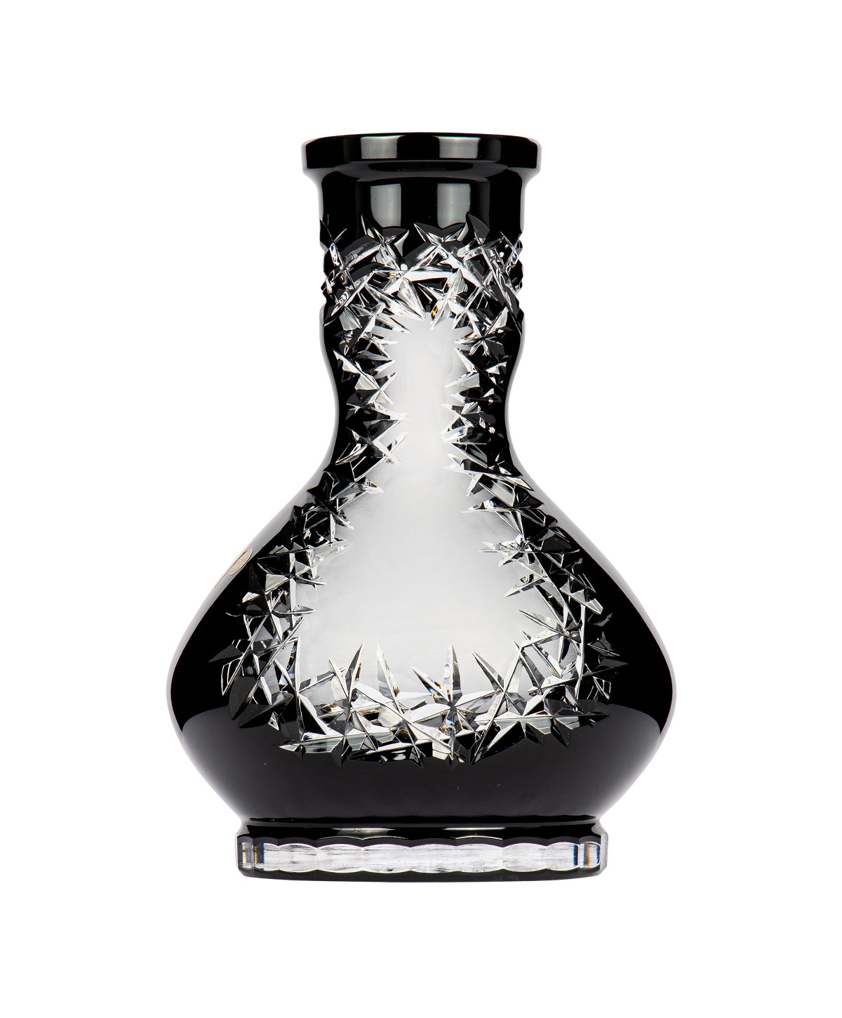 Moze Exclusive Glass Drop - Frozen VI - Black Shisha Bowl