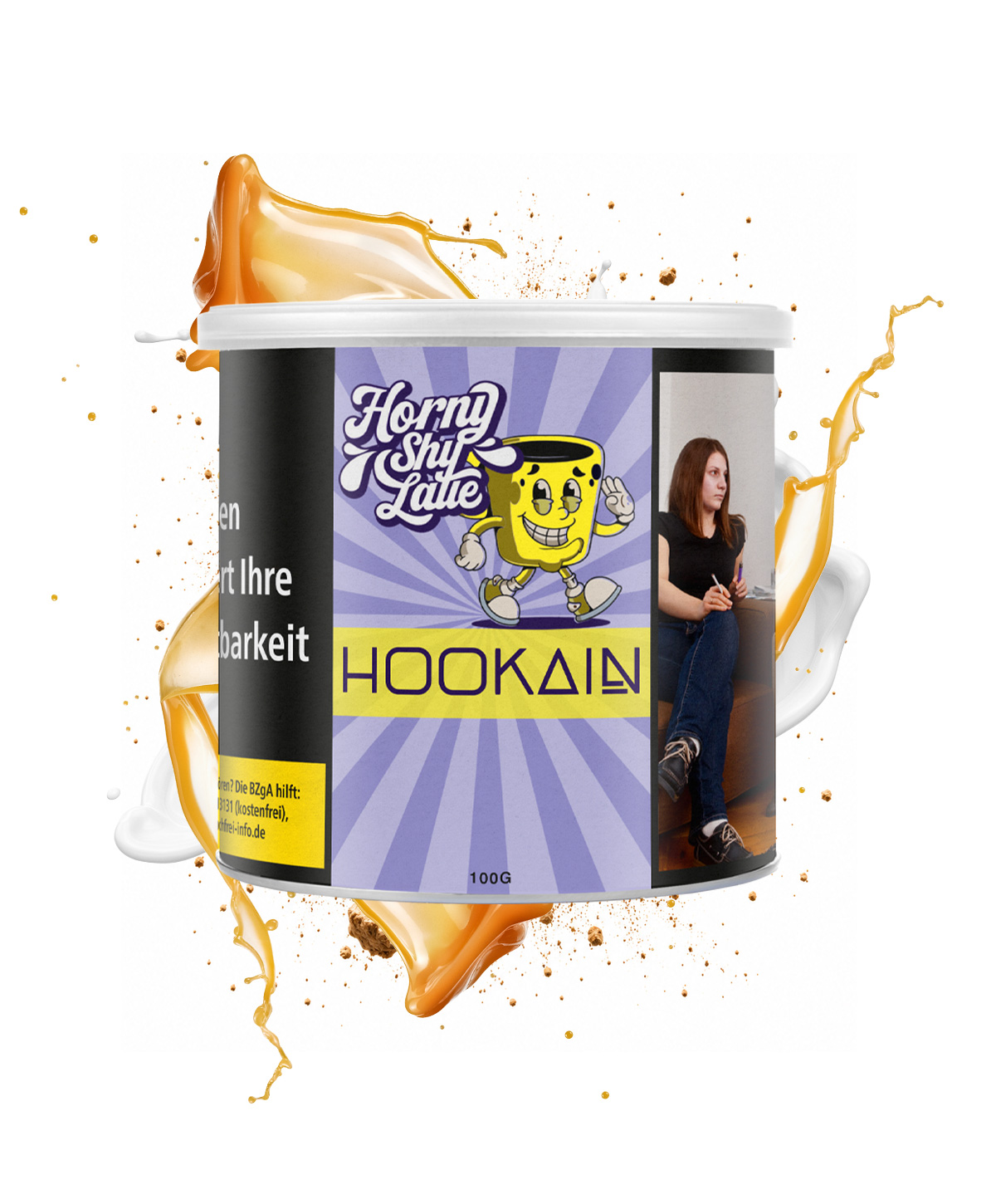 Hookain Horny Shy Latte 100g Shisha Tabak Hookain Horny Shy Latte 100g Shisha Tabak