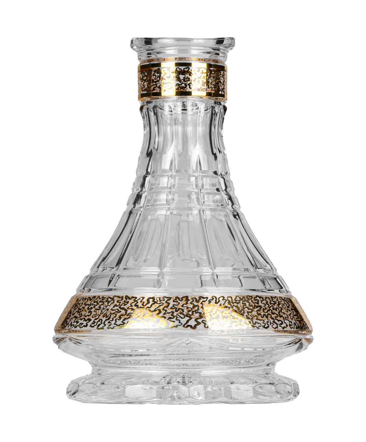 Caesar Crystal Large Ufo - Gold Zayna Hookah Glass Variation: Zayna